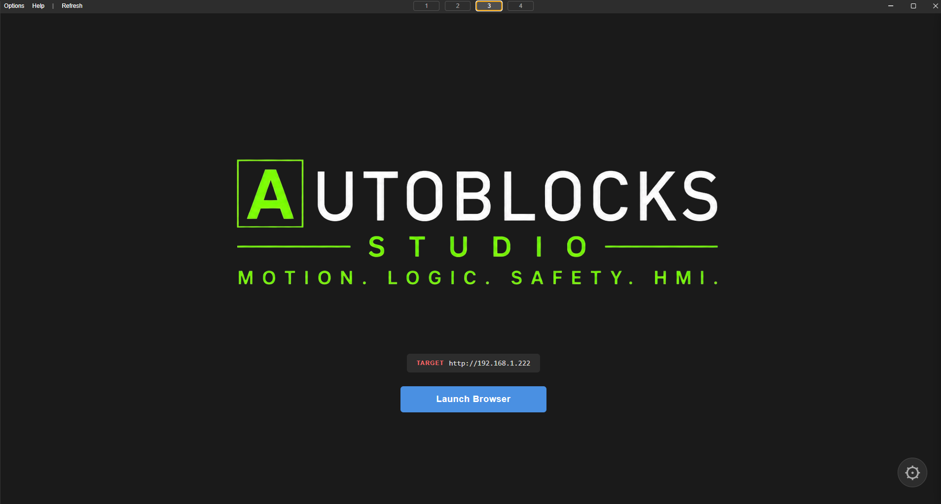 AutoBlocks Studio interface